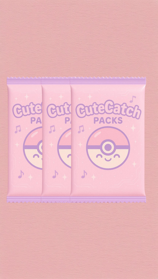 CuteCatch Packs! - 3 Pack Bundle - 10 Cards Each Pack